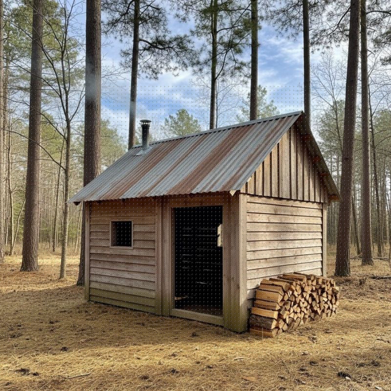 Cabin Siding Installation